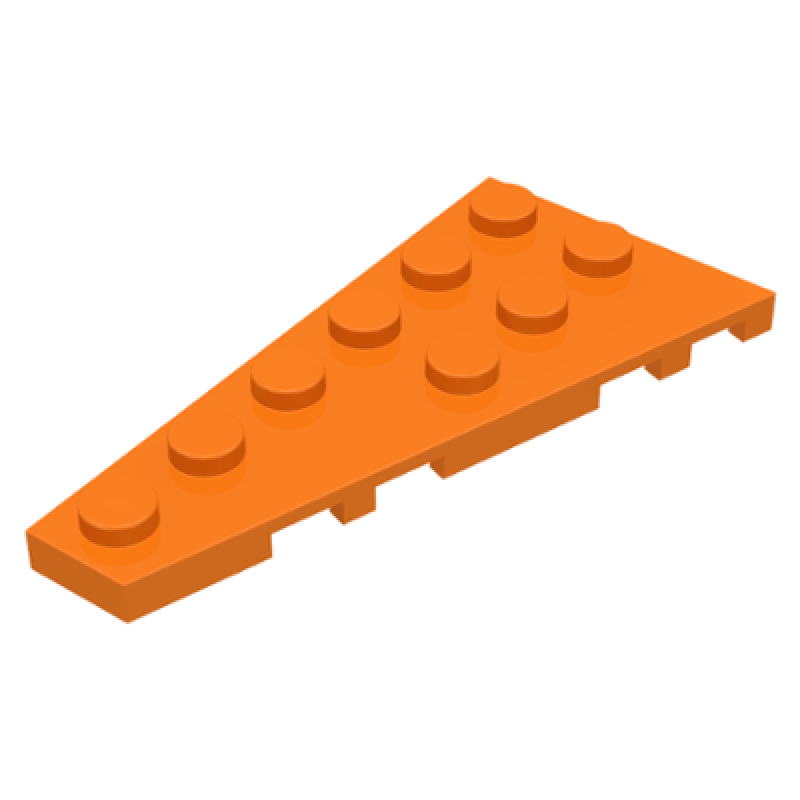 Wig, Plaat 6x3 links Orange